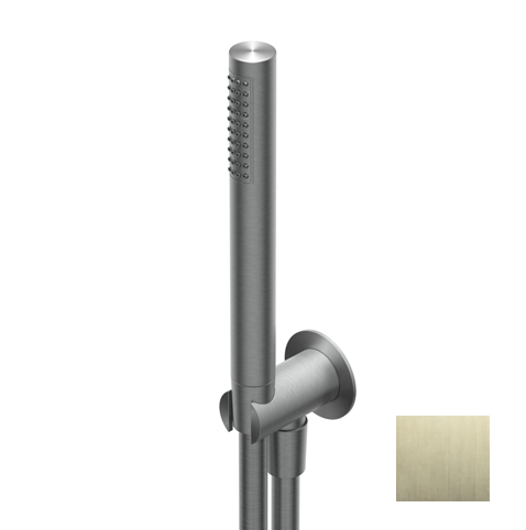 Ручной душ Ritmonio 23x184 мм с шлангом и держателем Brushed Champagne Stainless Steel PVD 72J015F44