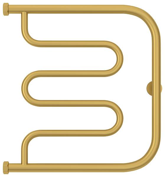 Полотенцесушитель водяной Сунержа Лира 500x500 мм матовое золото 032-4011-5050