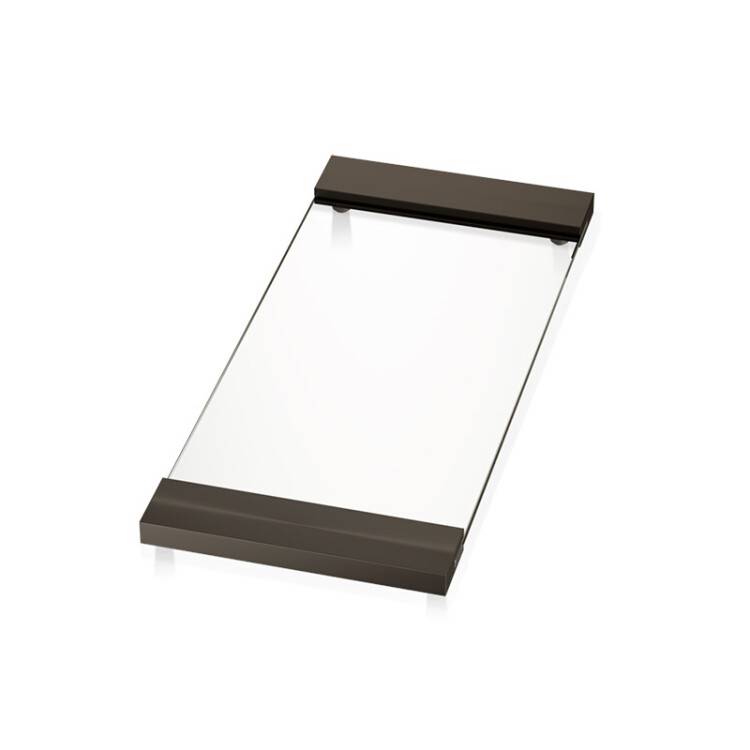 Лоток Decor Walther TAB 37 170х370х15 мм темная бронза/прозрачное стекло 0848817