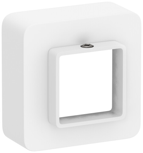 Накладка маскировочная, Сунержа, шгв 50-27-50, нержавеющая сталь, d 27, цвет-белый матовый