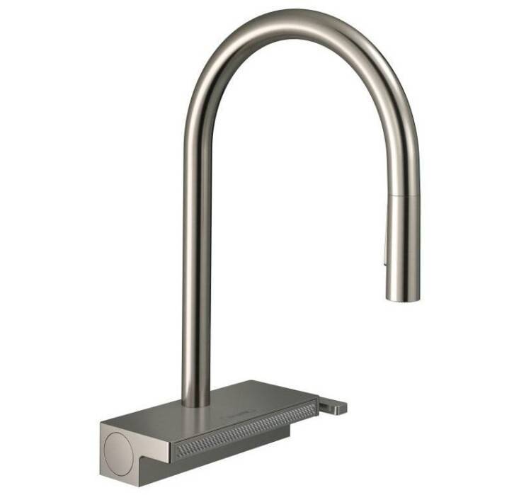 Смеситель для кухни Hansgrohe Aquno Select M81 сталь 73831800