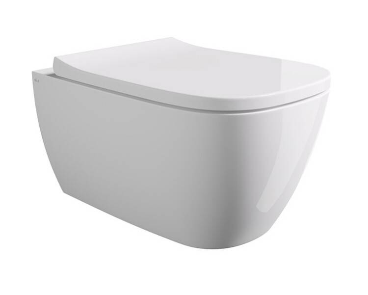 Унитаз подвесной безободковый Alice Ceramica Wunder 360x530 мм белый матовый/глянцевый 45000191