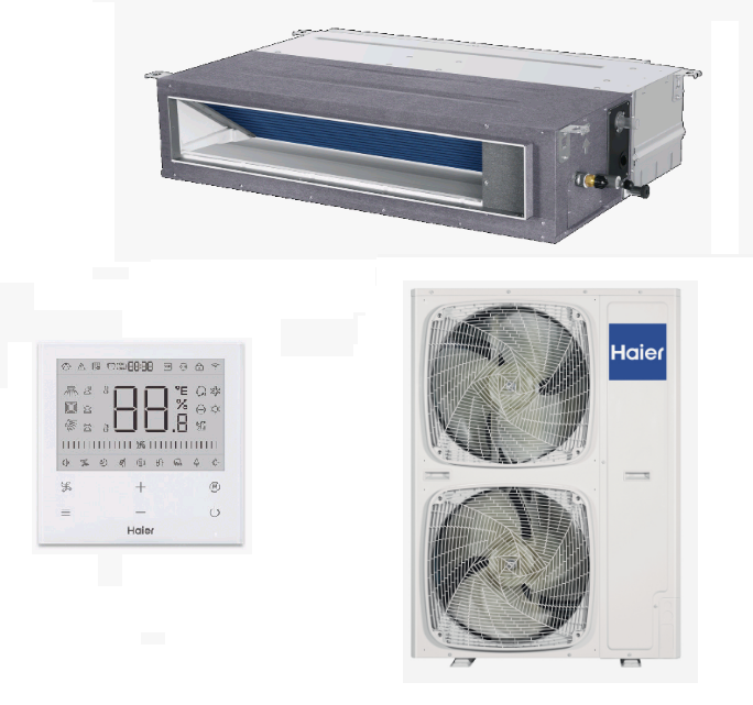 Сплит-система канальная Haier Super Match Plus AD160S2SM9FA/1U160S2SP2FB.