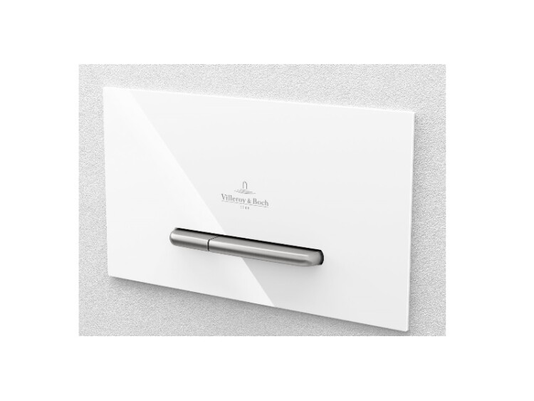 Клавиша смыва Villeroy & Boch ViConnect для бачков скрытого монтажа белая глянцевая 922160RE