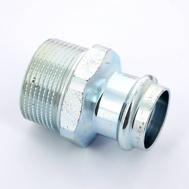 Муфта переходная пресс-Н Viega Prestabo оцинкованная сталь 28х1 1/4 642006