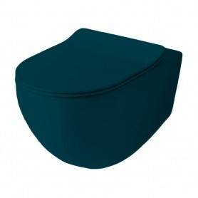 Унитаз подвесной Artceram File 2.0 370x530x370 мм темно-зеленый Green Petrolio FLV004 42 00