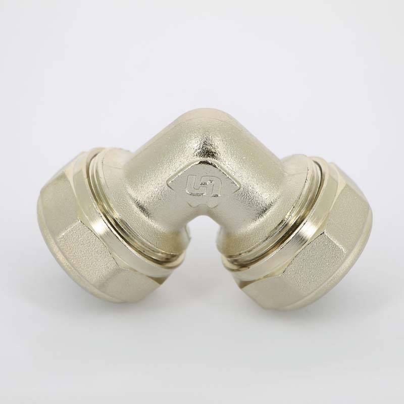 Угол обжимной Uni-Fitt 26 мм никелированный 663N8800