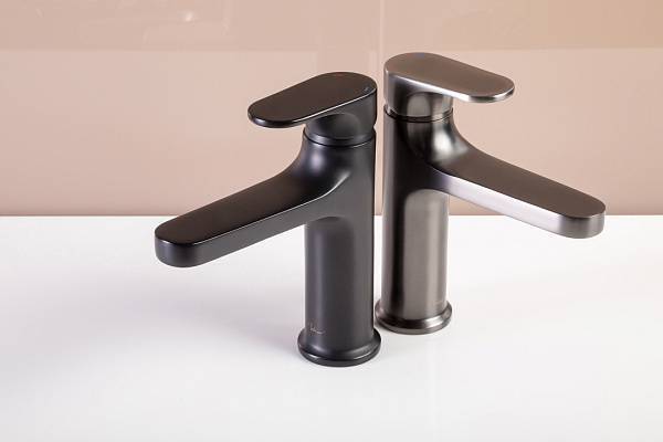 Смеситель для раковины встраиваемый Boheme Spectre оружейная сталь 455-Gm