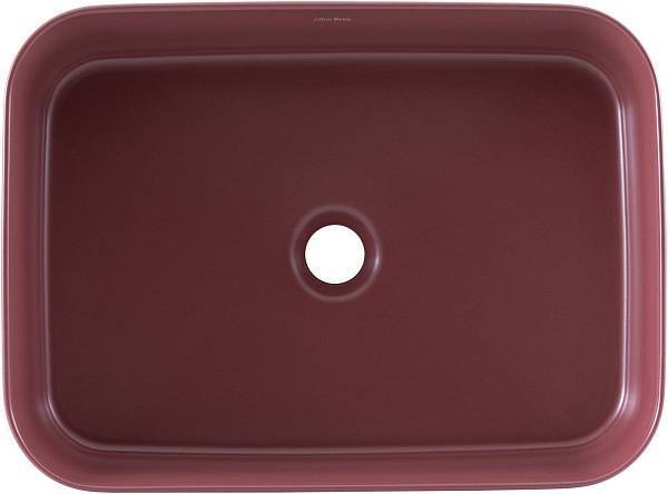 Раковина-чаша накладная Allen Brau Fantasy 50х36х12 см красная 4.11021.BD