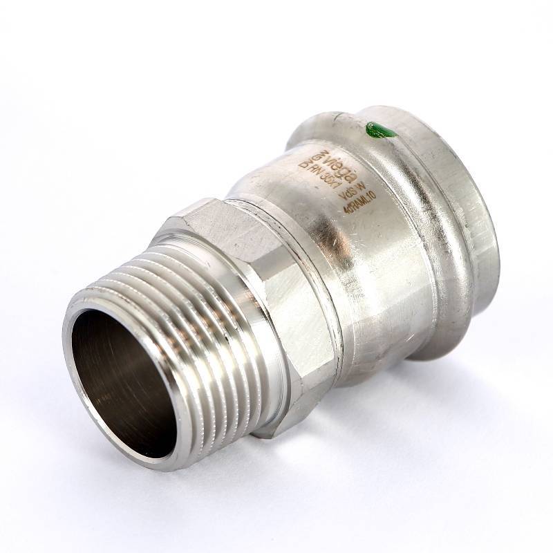 Муфта переходная пресс-Н Viega Sanpress Inox нержавеющая сталь 35x1 436537