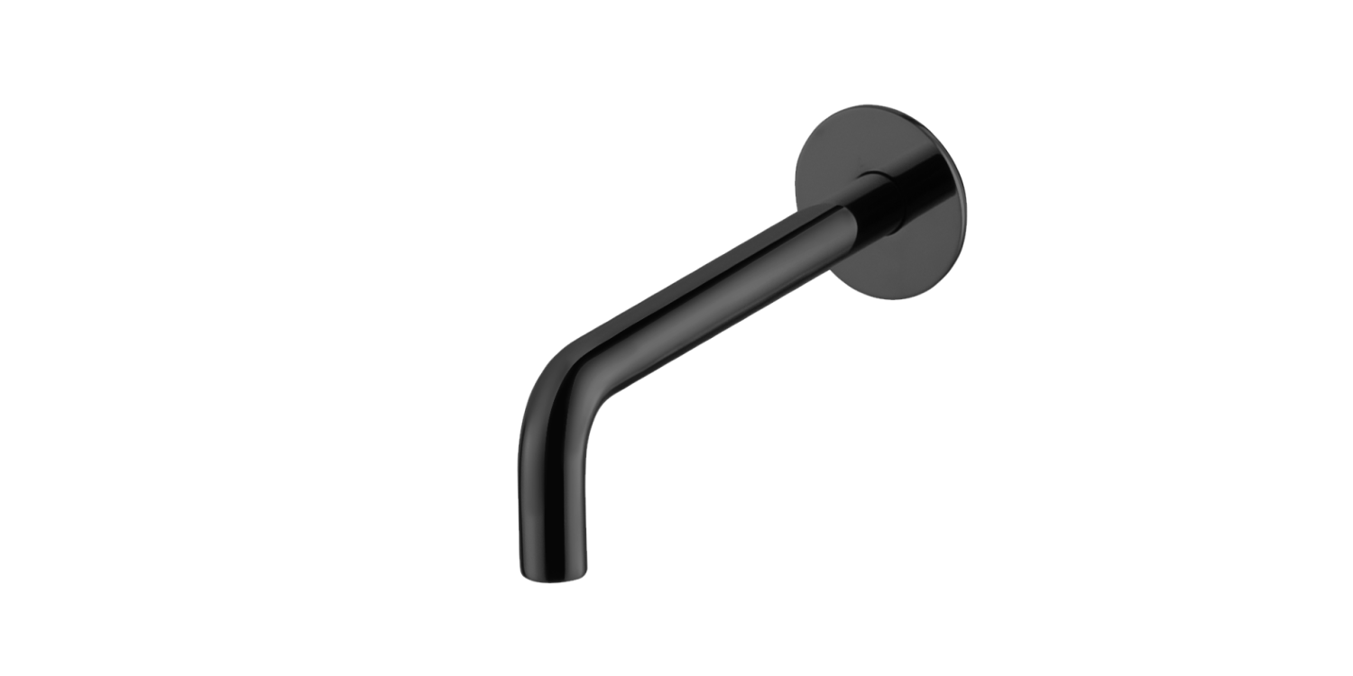 Излив настенный Boheme Fusion 19.1 см черный матовый 625-B