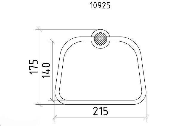Полотенцедержатель кольцо Boheme Royal Cristal хром 10925-CR-B