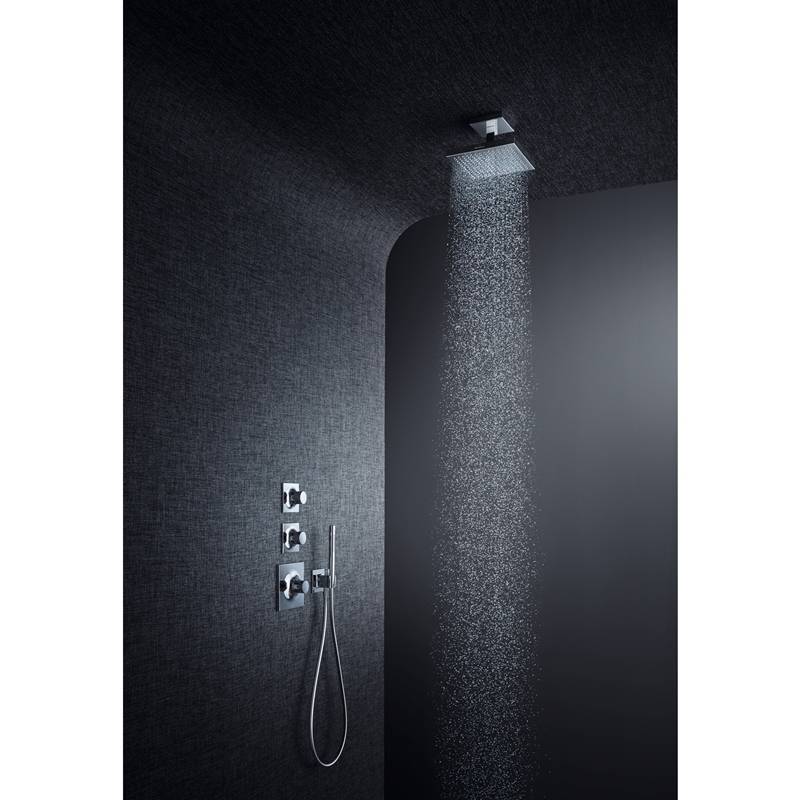 Шланговое подсоединение Hansgrohe FixFit Square с держателем хром 26486000