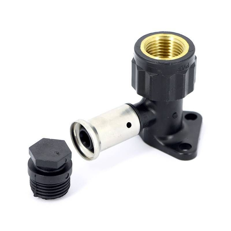 Водорозетка пресс-В HENCO PVDF с заглушкой 16х1/2 2PK-1604BP