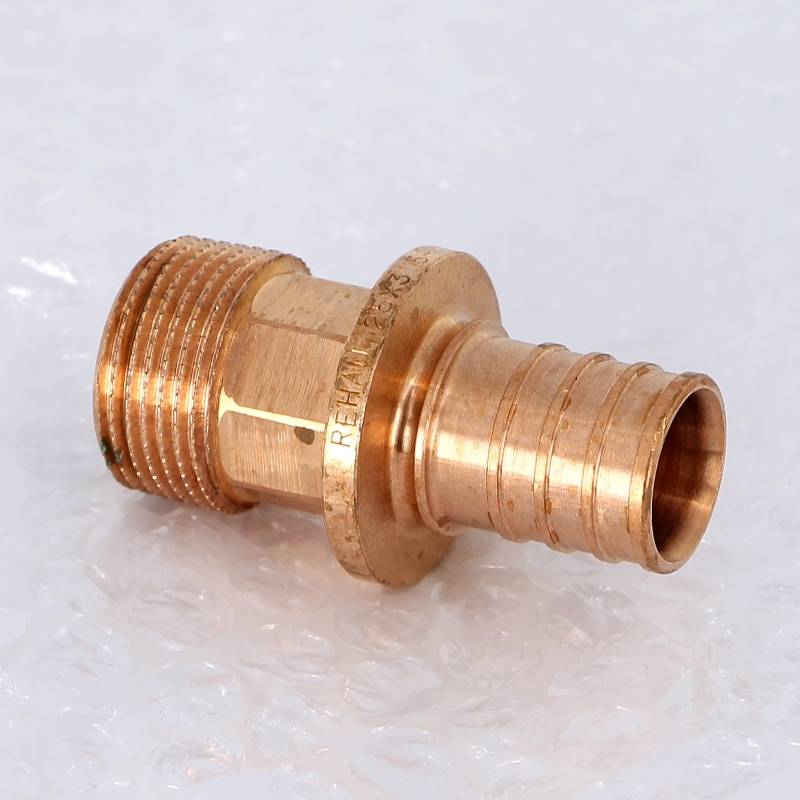 Муфта надвижная REHAU Rautitan RX+ 25х3/4 с наружной резьбой бронза 14563181001