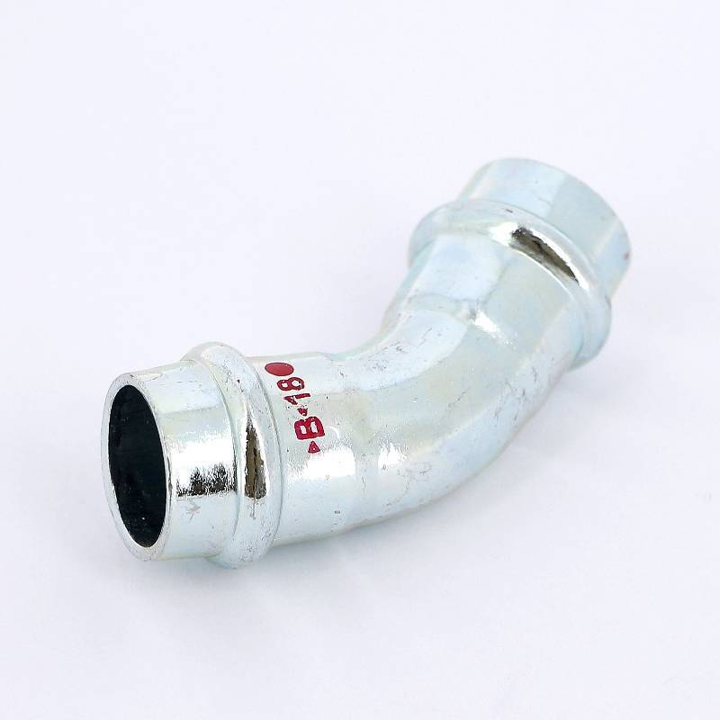 Угол 45° пресс IBP >B< Press Carbon 18 мм оцинкованная сталь PC5041 0180000