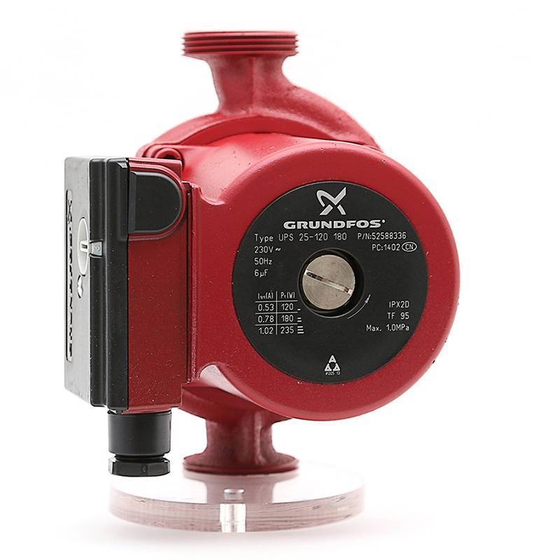 Насос циркуляционный Grundfos UPS 25-120 180 мм 52588336