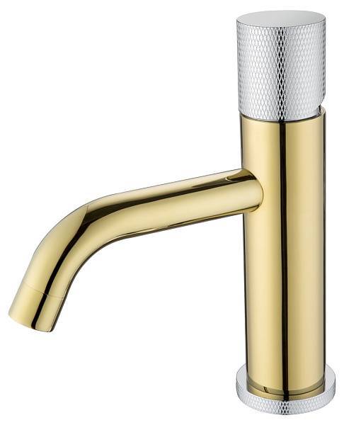 Смеситель для раковины Boheme Stick Gold Touch Chrome 121-GCR.2