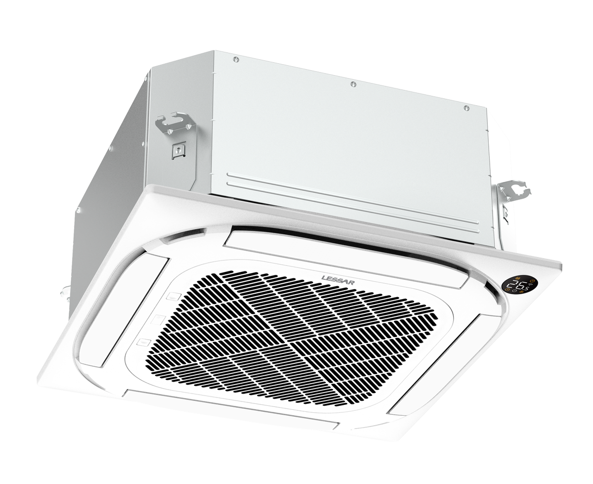 Сплит-система кассетная Lessar LS-HE12BCWE2/LU-HE12UWE2/LZ-B4CUB инверторная компактная