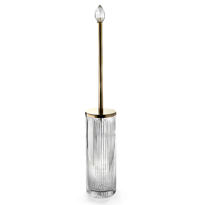 Ершик для туалета напольный 3SC Elegance 110х110х660 мм золото матовое EL17ACRGD