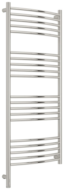 Полотенцесушитель электрический Сунержа Богема 3.1 выгнутая 1200x500 мм МЭМ нижнее левое подключение сталь без покрытия HOG0060021250