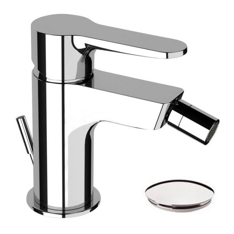 Смеситель для биде Remer Winner однорычажный с донным клапаном хром W20