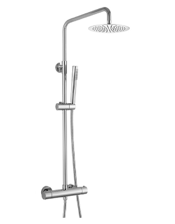 Душевая стойка Splendy Relax P со смесителем черный матовый RP208XTR25C1BM