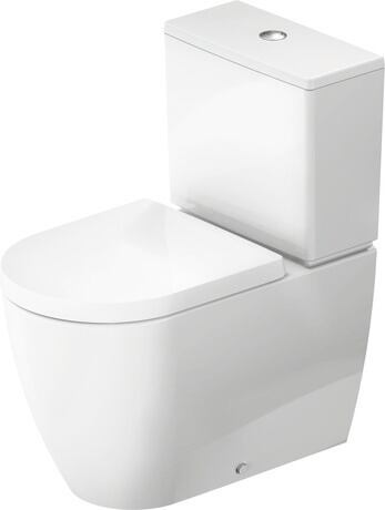 Унитаз-компакт Duravit ME by Starck 390x650x765 мм безободковый белый 2005090000