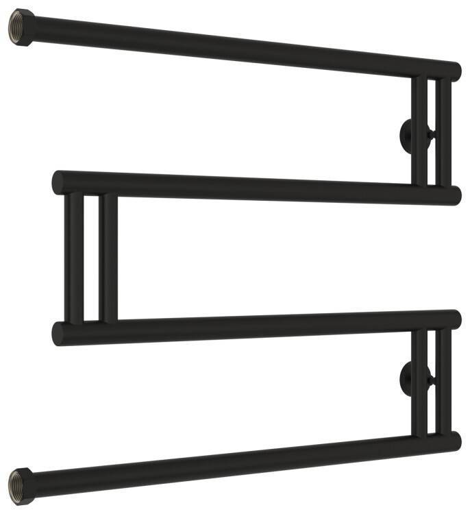 Полотенцесушитель водяной Сунержа High-Tech model M 500x650 мм черный матовый 31-4050-5065