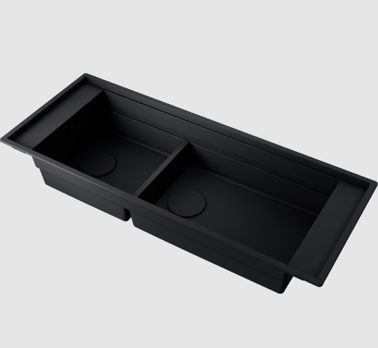 Кухонная мойка OMOIKIRI Sintesi Pro 1100x460 мм 2 чаши графит 4997451