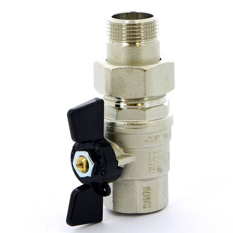 Кран шаровой Bugatti Oregon 3/4 НВ со сгоном бабочка 03220032