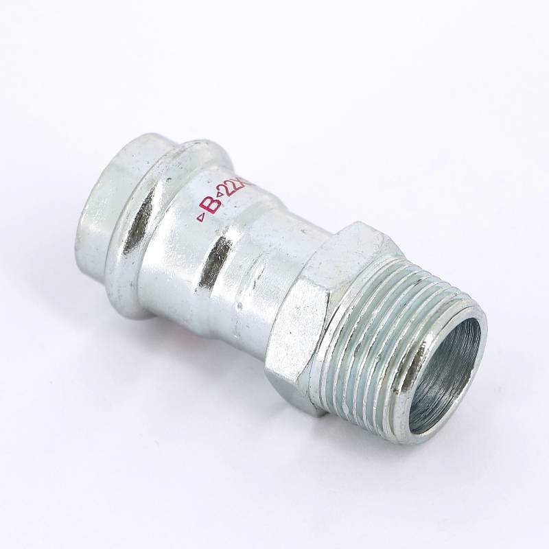 Муфта переходная пресс-НР IBP >B< Press Carbon 22 мм x 3/4 оцинкованная сталь PC4243G0220600