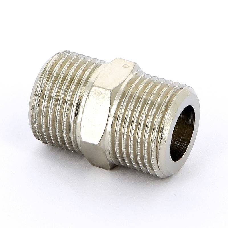 Ниппель Uni-Fitt 3/8 никелированный 600N1100