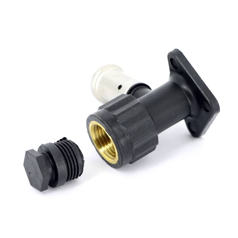 Водорозетка пресс-В HENCO PVDF с заглушкой 16х1/2 2PK-1604BP