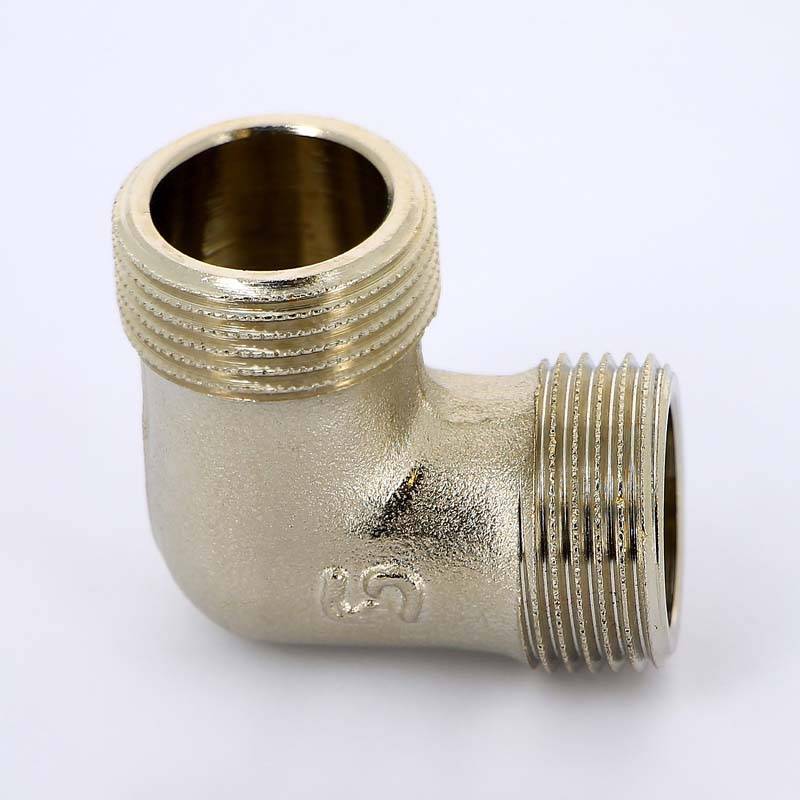 Угольник резьбовой Uni-Fitt 3/4 Н-Н никелированный 613N3300