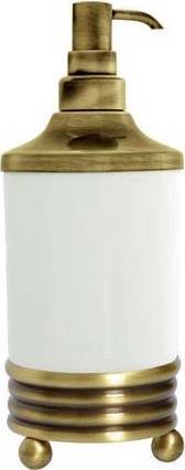Дозатор для жидкого мыла настольный Boheme Hermitage бронза 10329