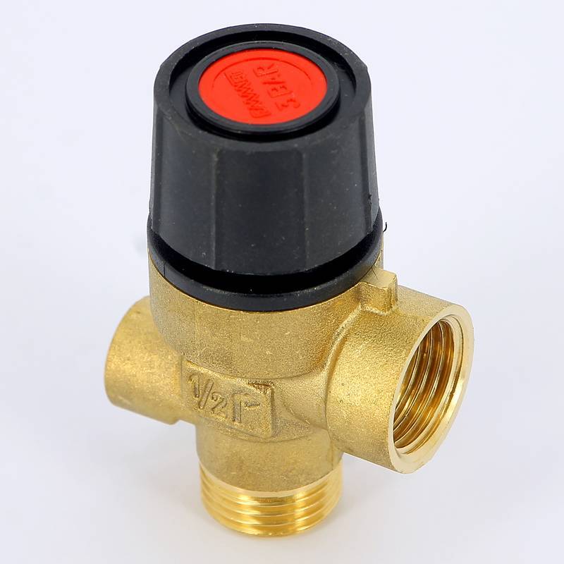 Клапан предохранительный Emmeti 1/2 НВ 3 бар с отверстием для манометра 1/4 00206090