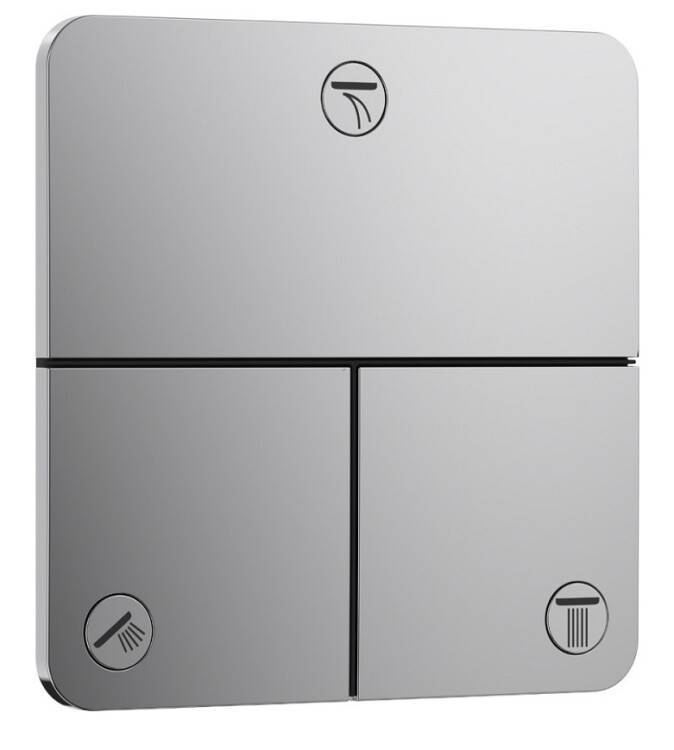 Вентиль переключающий дивертор Hansgrohe ShowerSelect Comfort Q на 3 потребителя хром 15587000
