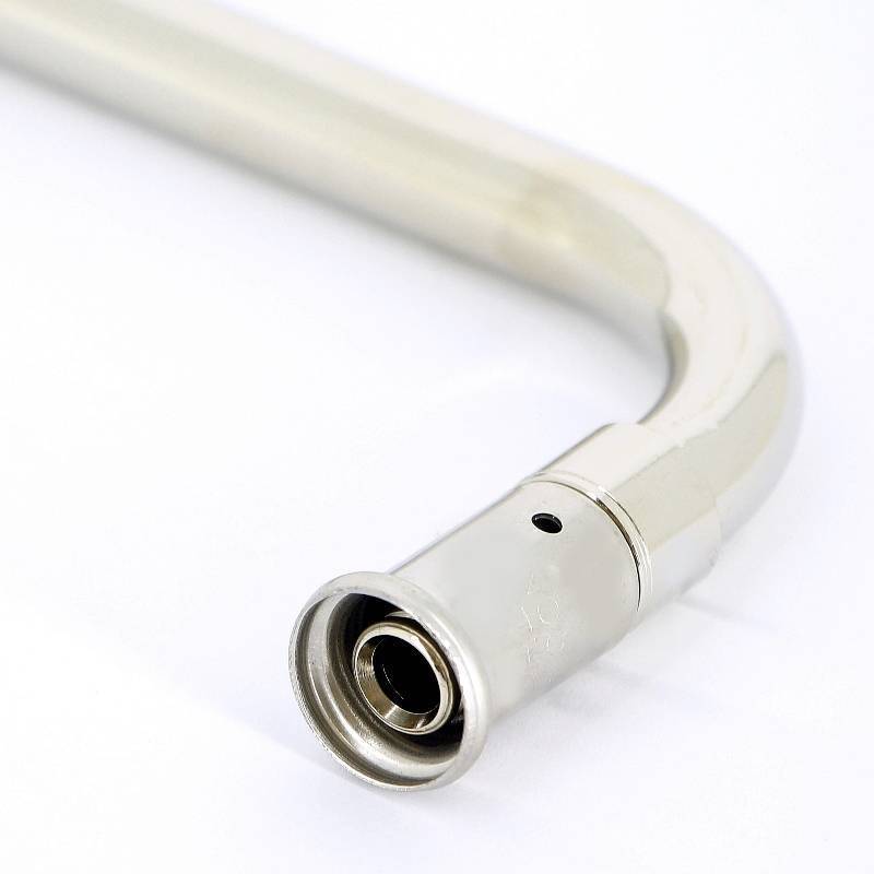 Угол пресс с трубкой для подключения радиатора Tiemme 20x15 мм L=300 мм 1650194