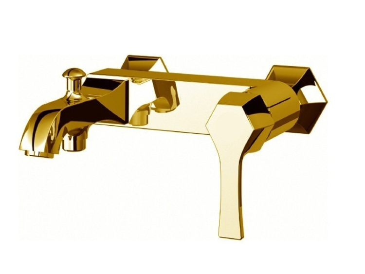 Смеситель для ванны и душа Cisal Chérie двухвентильный золото CE00013024