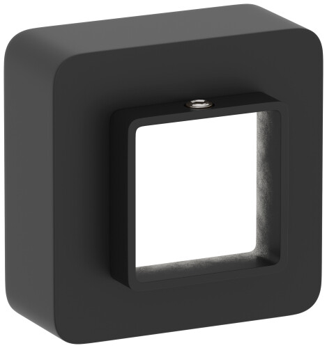 Накладка маскировочная, Сунержа, шгв 50-27-50, нержавеющая сталь, d 27, цвет-чёрный матовый