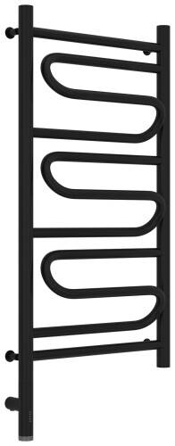 Полотенцесушитель электрический Сунержа Элегия 3.0 924x432 мм левый чёрный матовый 31-5818-8040