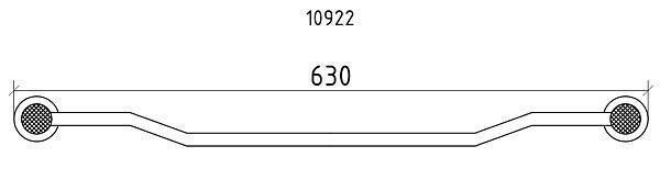 Полотенцедержатель кольцо Boheme Royal Cristal золото 10922-G