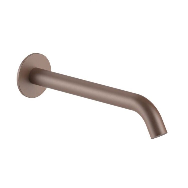 Излив Fantini Nostromo настенный встраиваемый 200 мм Matt Copper PVD 50P98430