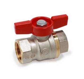 Кран шаровой полнопроходной Giacomini DADO R951 1/4 В-В бабочка R951X021