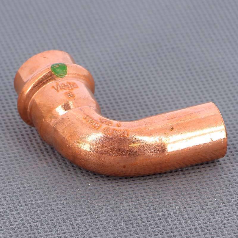 Угол-вставка 90° пресс Viega Profipress 18 мм медь 291655