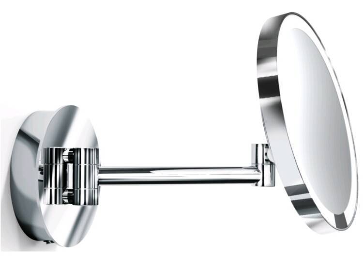 Косметическое зеркало Decor Walther JUST LOOK SR круглое с подсветкой хром 0125800