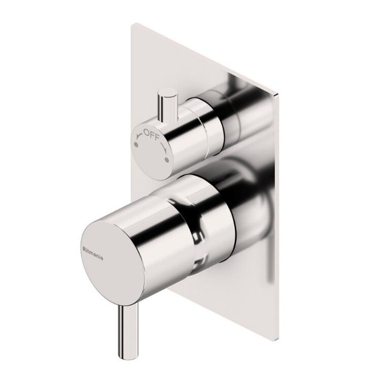 Смеситель для душа Ritmonio Diametro35 S на 2 потребителя хром PR52GC111CRL