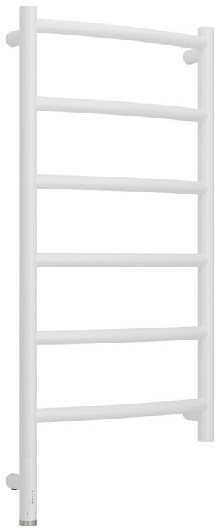 Полотенцесушитель электрический Сунержа Галант 3.1 800x400 мм МЭМ нижнее слева белый матовый 3060008040