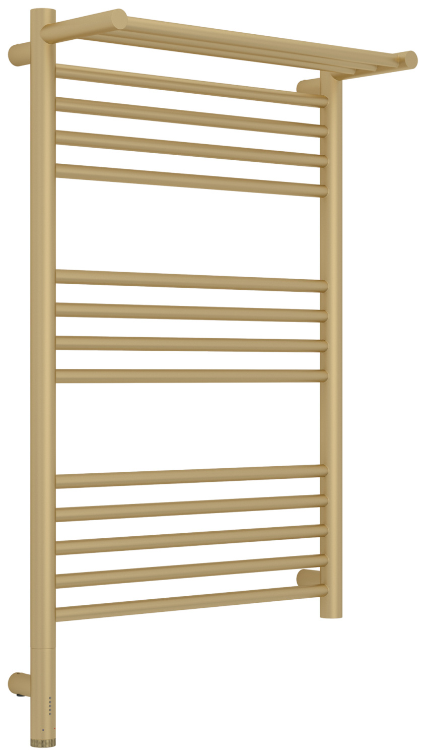 Полотенцесушитель электрический Сунержа Богема 3.1 с 1 полкой 50х80 см левый шампань матовая 022-6006-8050